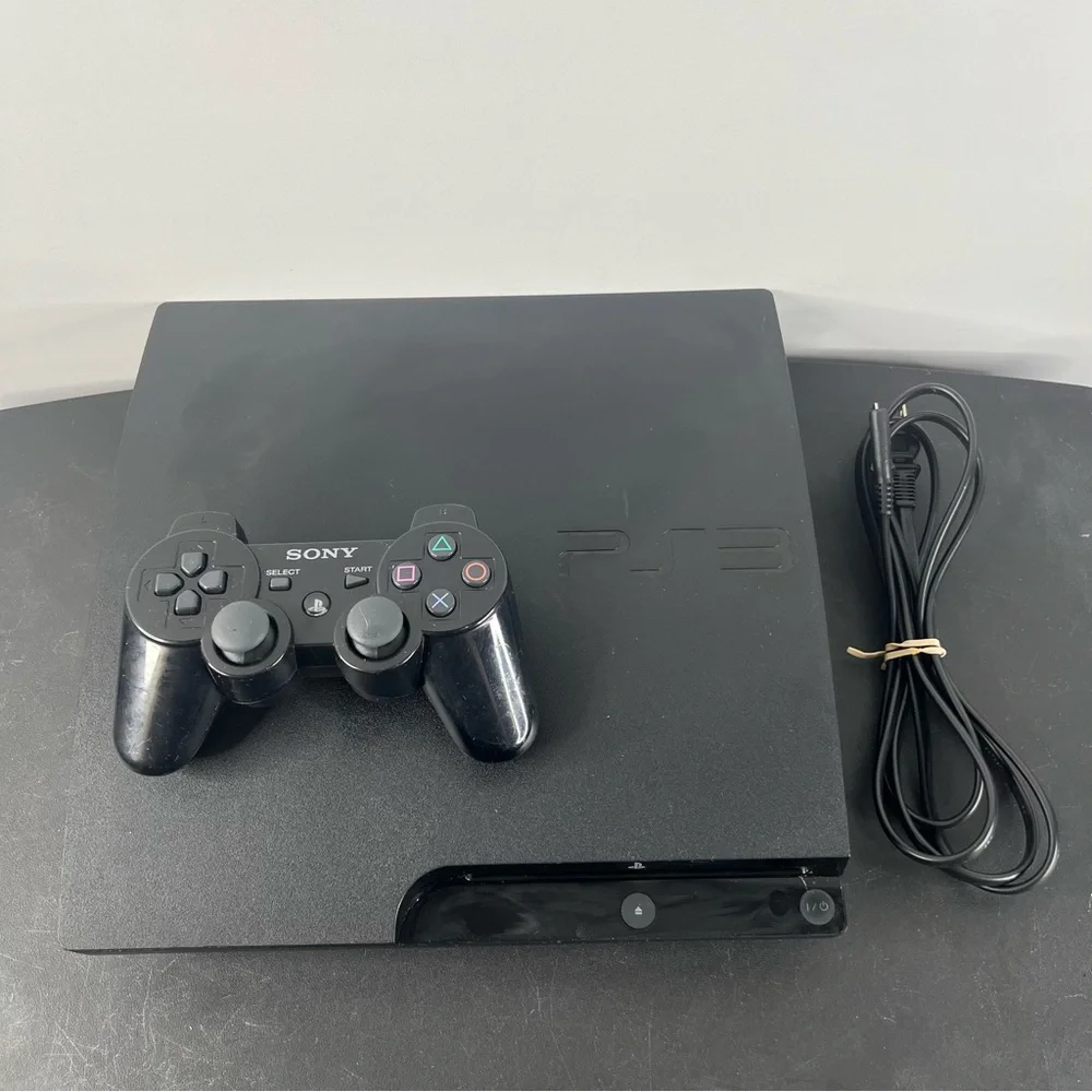 PlayStation 3 PS3 Slim Console System Bundle Lot & 14 Games Tested & Working